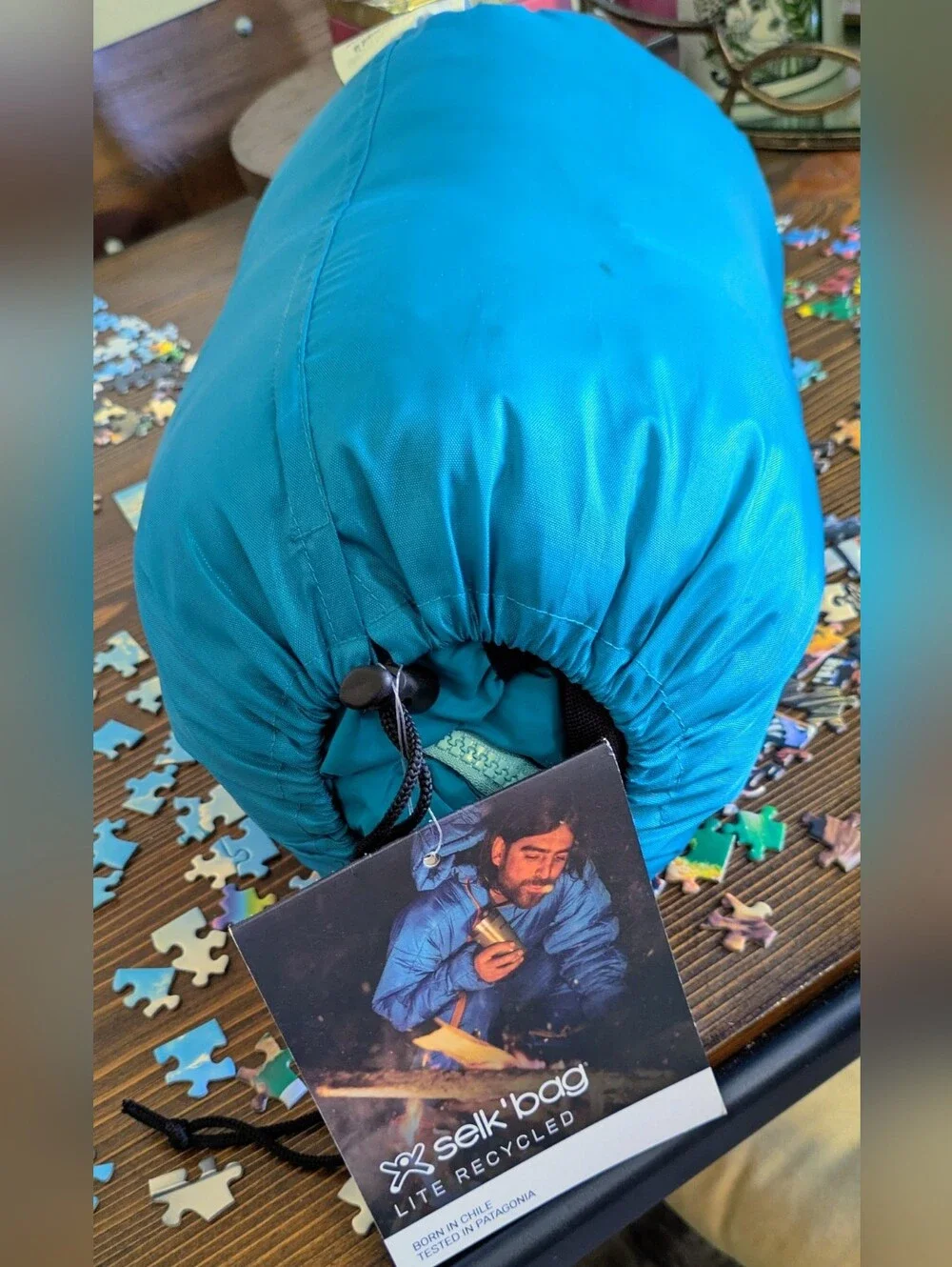 Selk'bag Blue Quilted Wearable Sleeping Bag Size Small NWT